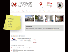 Tablet Screenshot of novakcontabil.com.br